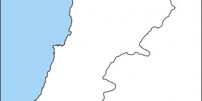 Κενό χάρτη του Λιβάνου
