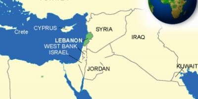 Ο λίβανος στο χάρτη